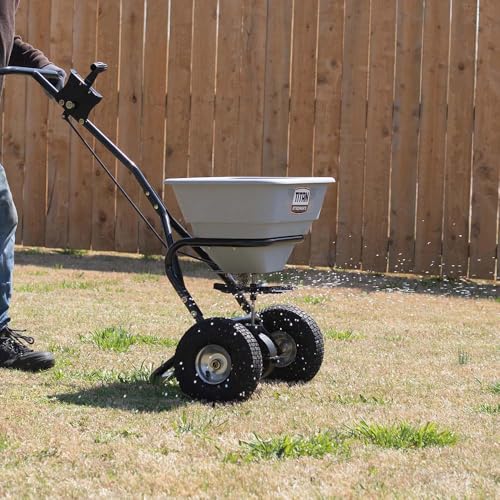 70 LB Professional Fertilizer Push Broadcast Spreader