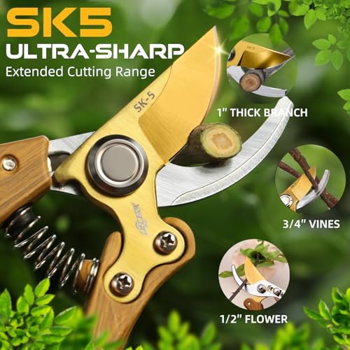 8.5" Premium Bypass Pruning Shears