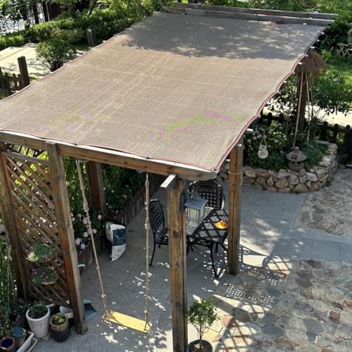 Shade Cloth 80% Sunblock Net with Metal Grommets and Reinforced Edges