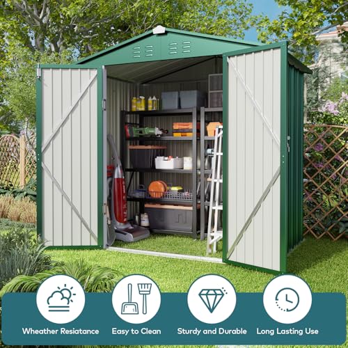 6 x 4 FT Outdoor Storage Shed