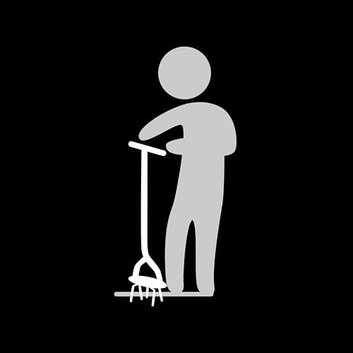 40" Long Handle Steel Tiller
