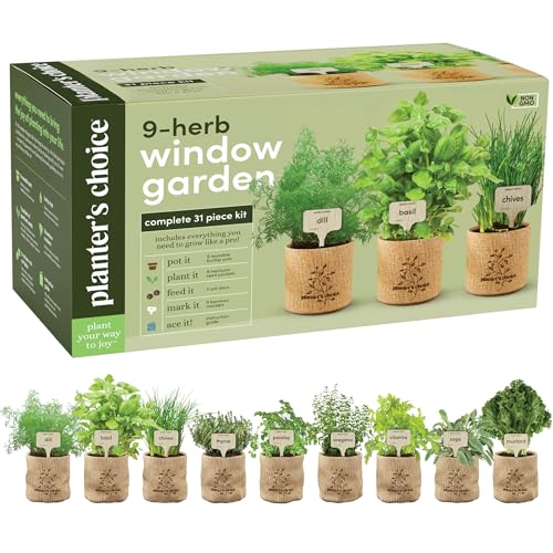 9 Herb Indoor Window Garden Kit (9 Count)