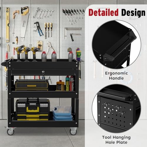3 Tier Rolling Tool Cart