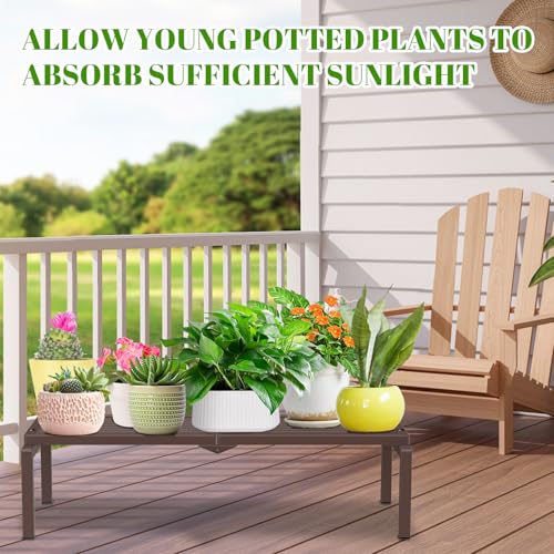 1 Tier Metal Plant Stand Indoor Outdoor
