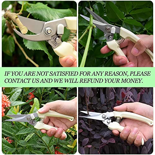 Pruners pruning shears heavy duty (Ivory White)