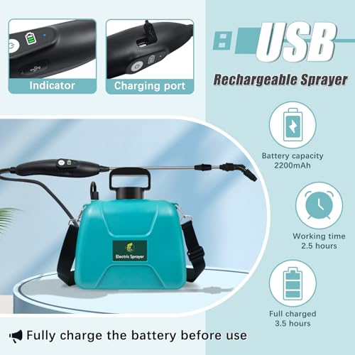 2 Gallon Battery Powered Sprayer