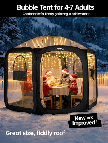 Pop Up Greenhouse Tent (90.6"Tall Black Greenhouse)