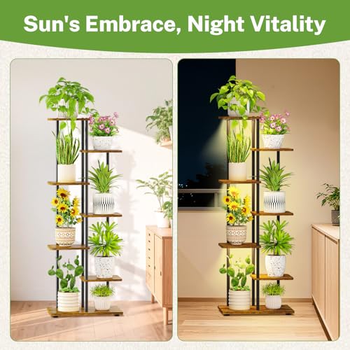 Plant Stand Indoor with Grow Lights