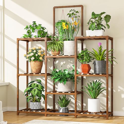 47.2" Outdoor Plant Stand with 8