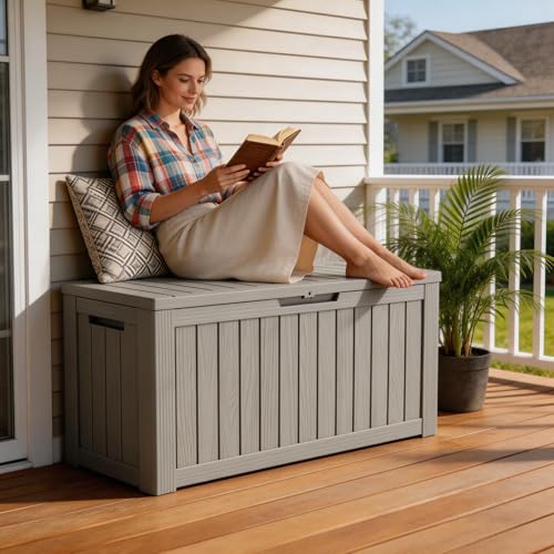 80 Gallon Deck Box (Grey / 80 Gallon)