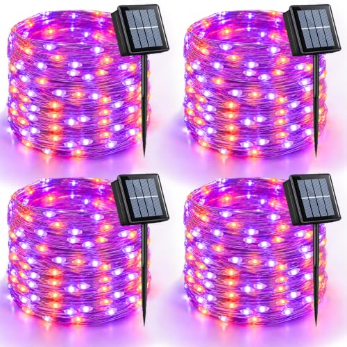 4 Pack Solar Halloween Lights (33 Foot)