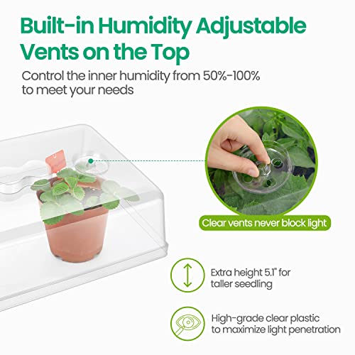 2 Set 60 Cell Seed Starter Kit with Domes (2 Count)