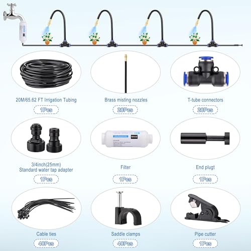 Drip Irrigation Kits Auto Garden Irrigation System Calcium Inhibitor Filter