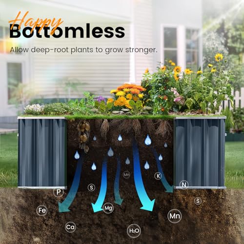 Raised Garden Bed Heightened for Deep