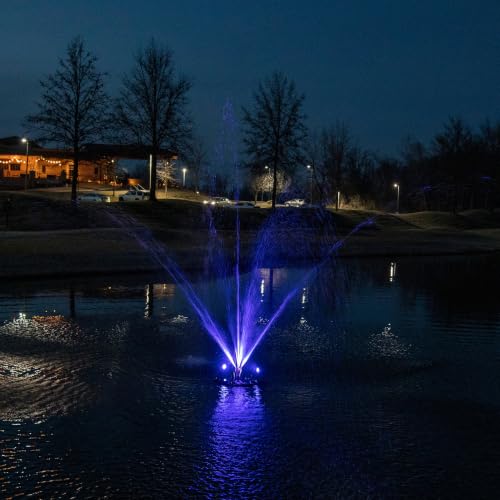 3 4 HP Floating Fountain & Aerator for Ponds and Lakes with 100 ft Cord