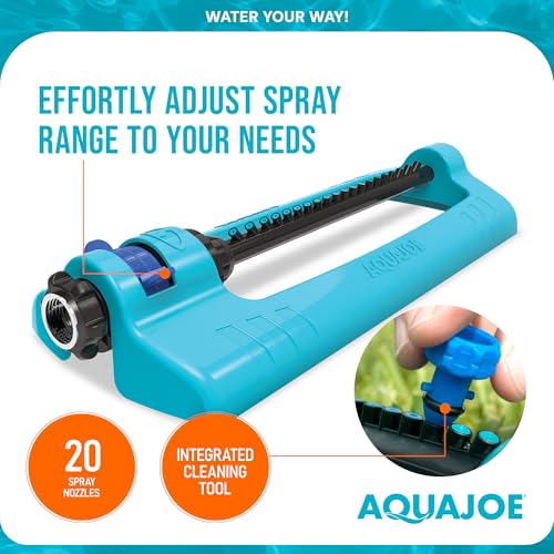Oscillating Sprinkler with Metal Ground Spike