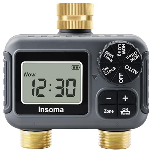 Water Timer 2 Zone (2 Zone-Brass Inlet Outlet)