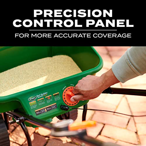 Turf Builder EdgeGuard DLX Broadcast Spreader for Seed