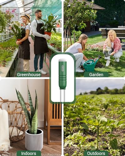 4-in-1 Soil Moisture Meter 300ft Wireless Soil Tester Sensor