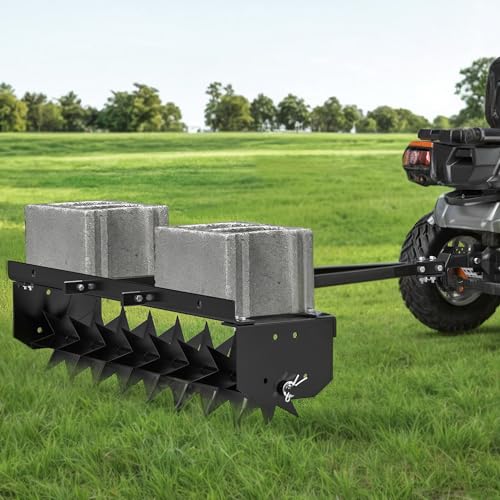 48" Lawn Aerator Tow Behind with Universal Hitch for spike Aerator