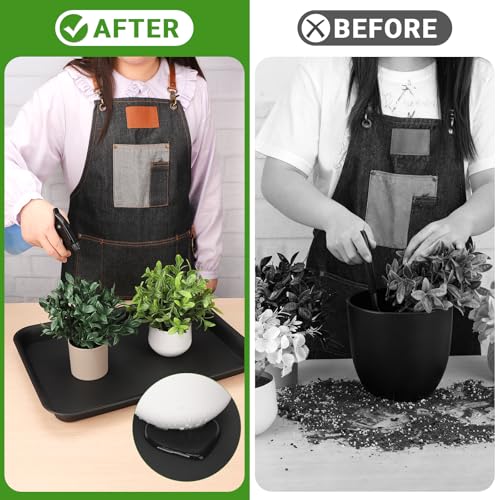 20 Inch Plant Trays (20 Inch / Black)
