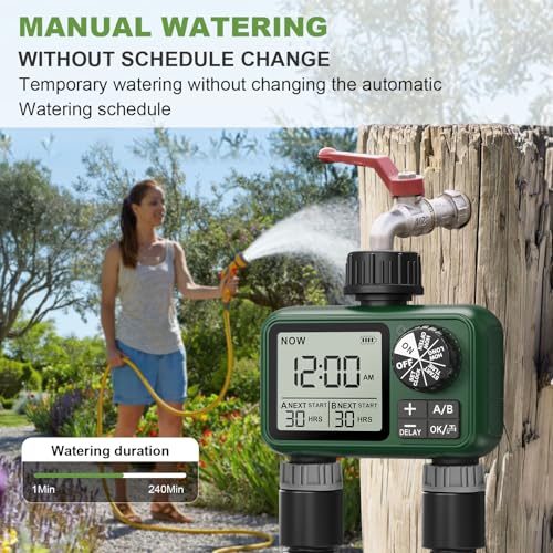 Water Timer for Outdoor Garden Hose