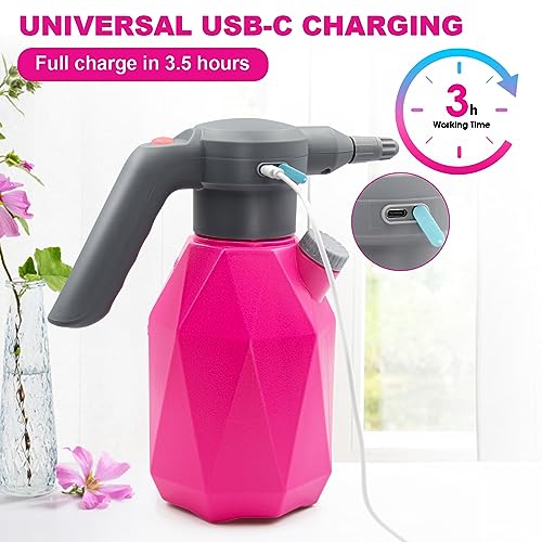 0.5 Gallon Electric Spray Bottle Plant Mister for Indoor