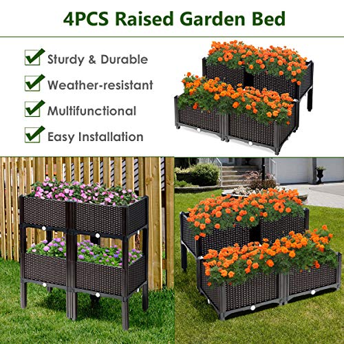 Raised Garden Bed (4 Count)