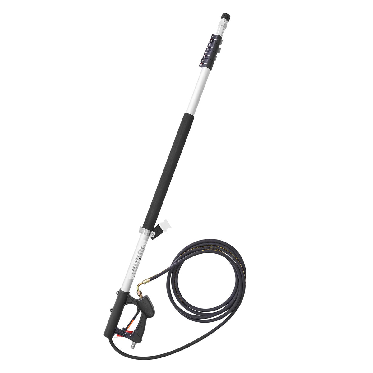 Pressure Washer Telescoping Wand (24FT with Brush Head)