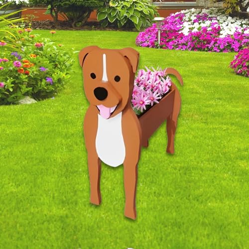 Staffordshire Bull Dog Planter Pots