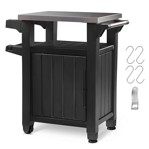 Unity Small 40 Gallon Grill Prep Table and Storage Cart