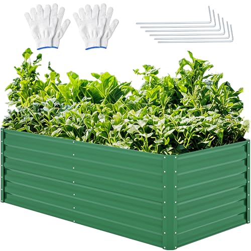 6x3x2ft Outdoor Raised Garden Bed Kit
