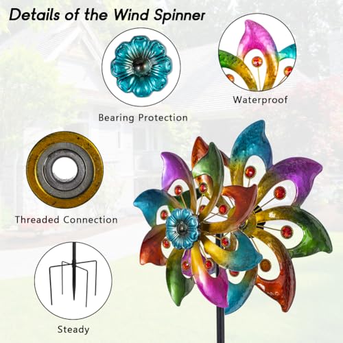 Metal Wind Spinners Outdoor