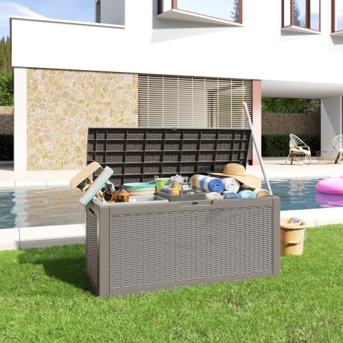 120 Gallon Resin Deck Box