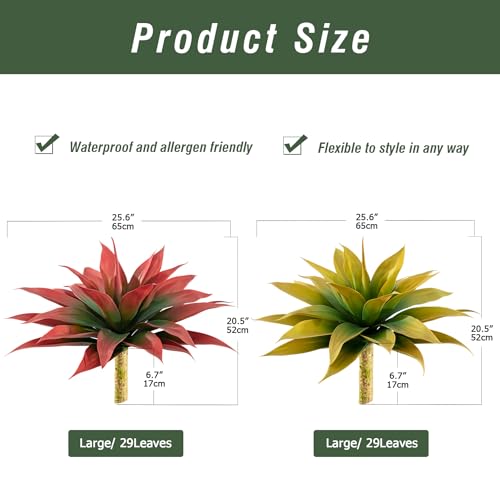 Artificial Plants Outdoor Faux Plant (2 Count)